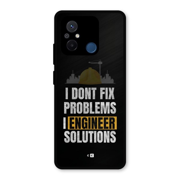 Engineer Solutions Metal Back Case for Redmi 12C