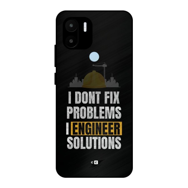 Engineer Solutions Metal Back Case for Redmi A1 Plus