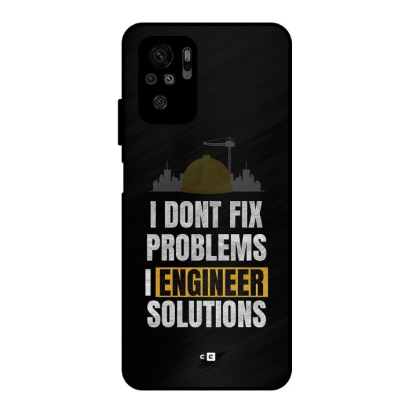 Engineer Solutions Metal Back Case for Redmi Note 10