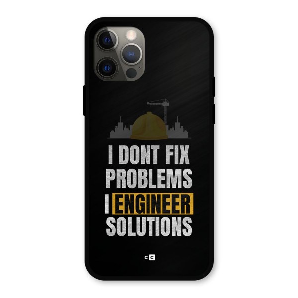 Engineer Solutions Metal Back Case for iPhone 12 Pro