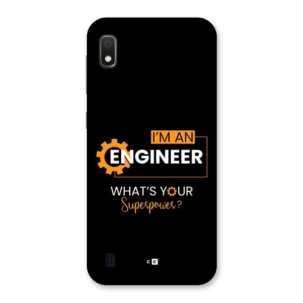 Engineer Superpower Back Case for Galaxy A10