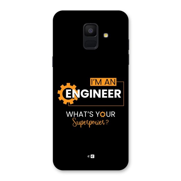 Engineer Superpower Back Case for Galaxy A6 (2018)