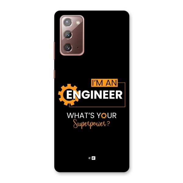 Engineer Superpower Back Case for Galaxy Note 20