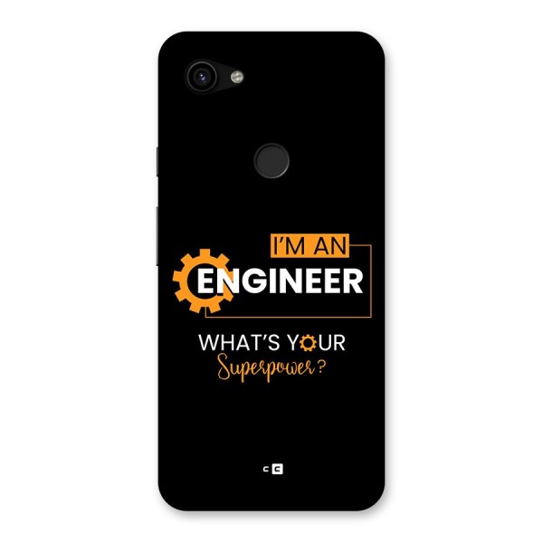 Engineer Superpower Back Case for Google Pixel 3a XL