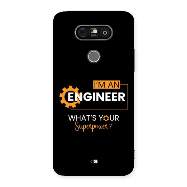 Engineer Superpower Back Case for LG G5