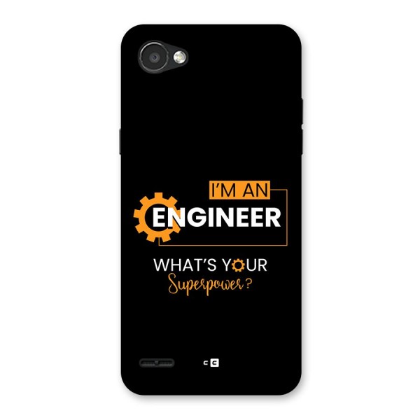 Engineer Superpower Back Case for LG Q6