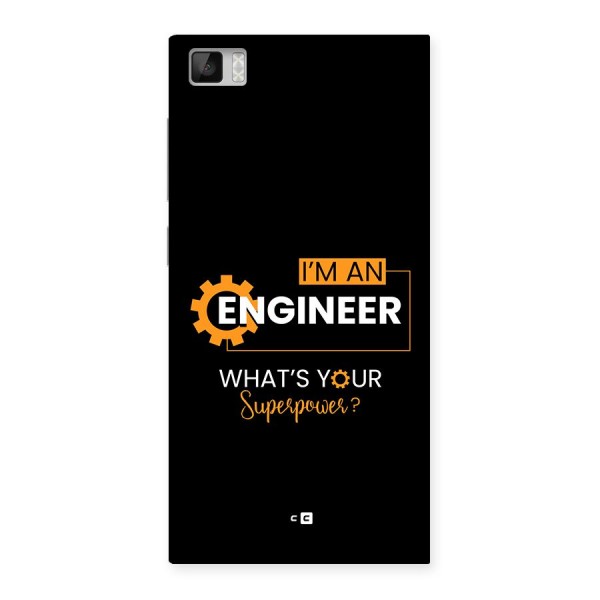 Engineer Superpower Back Case for Mi3