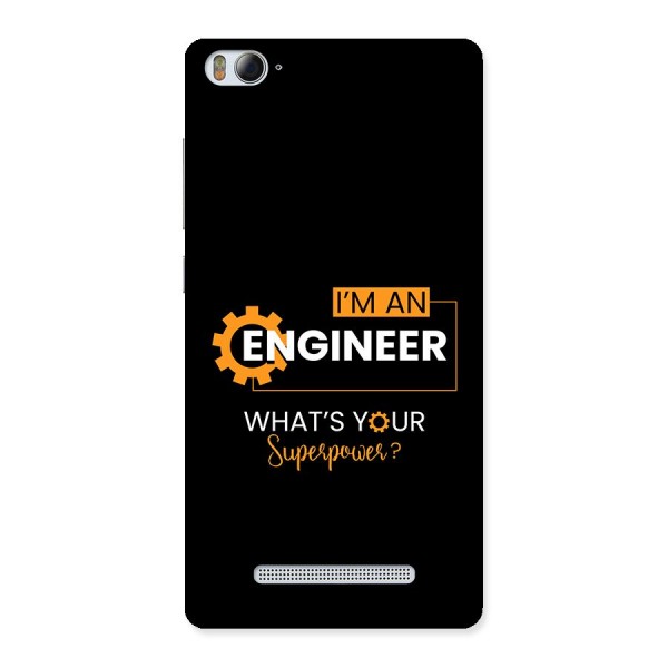 Engineer Superpower Back Case for Mi4i