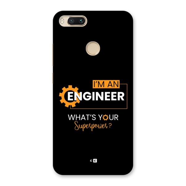 Engineer Superpower Back Case for Mi A1