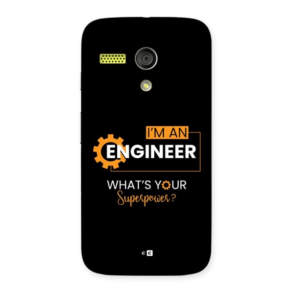 Engineer Superpower Back Case for Moto G