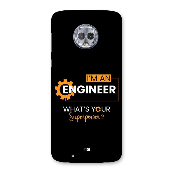 Engineer Superpower Back Case for Moto G6