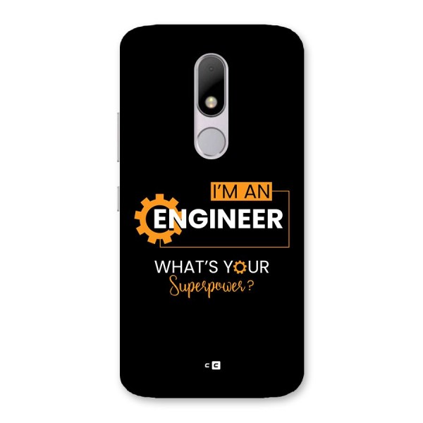 Engineer Superpower Back Case for Moto M