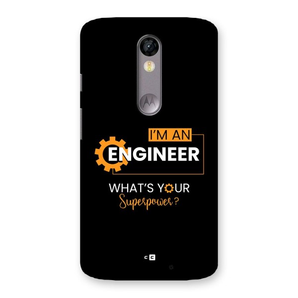 Engineer Superpower Back Case for Moto X Force