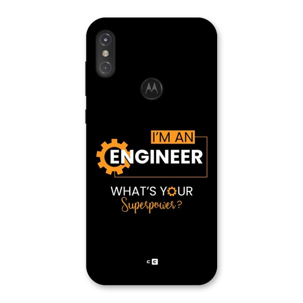 Engineer Superpower Back Case for Motorola One Power