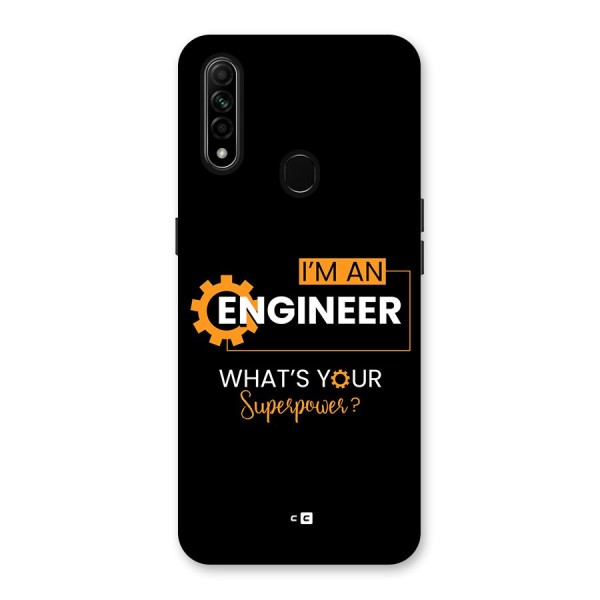 Engineer Superpower Back Case for Oppo A31