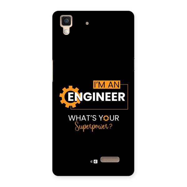 Engineer Superpower Back Case for Oppo R7