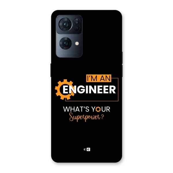 Engineer Superpower Back Case for Oppo Reno7 Pro 5G