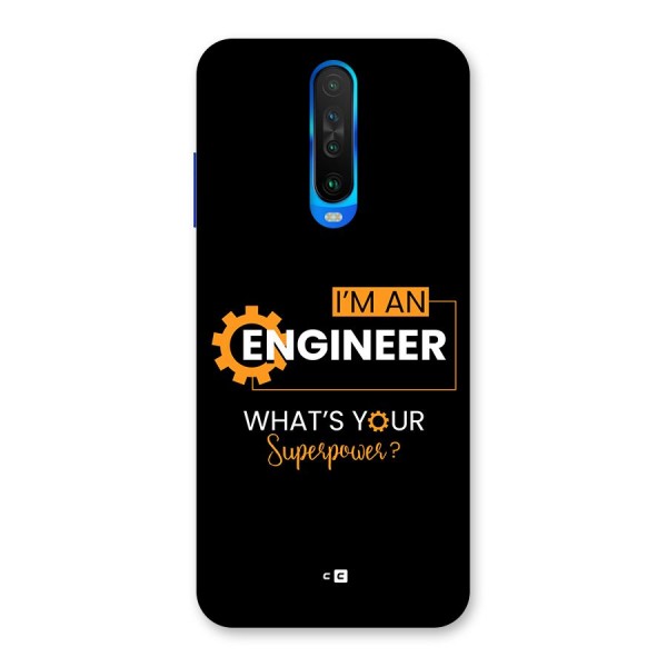 Engineer Superpower Back Case for Poco X2