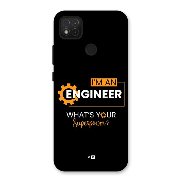 Engineer Superpower Back Case for Redmi 9