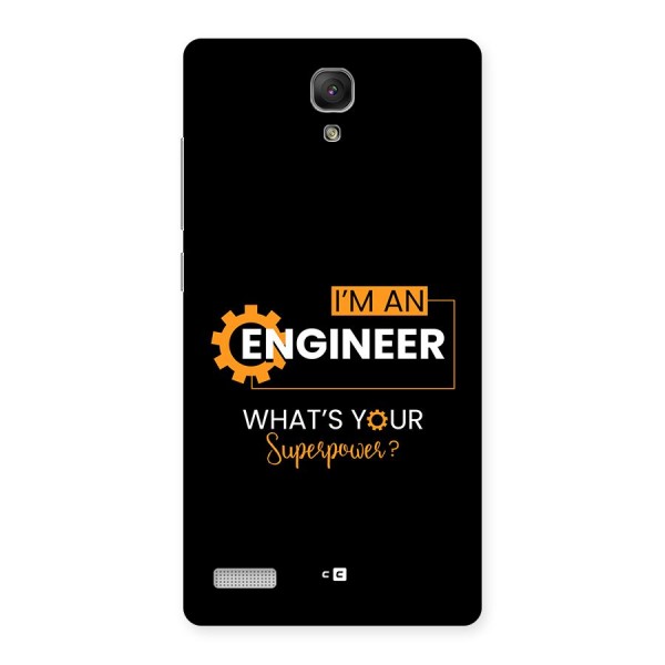 Engineer Superpower Back Case for Redmi Note