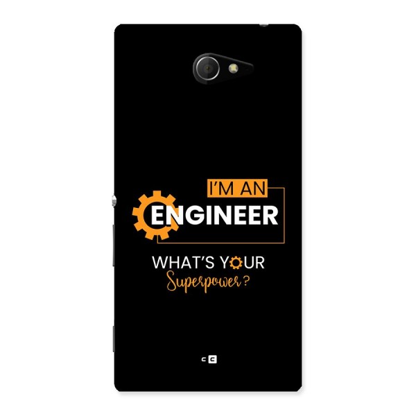 Engineer Superpower Back Case for Xperia M2