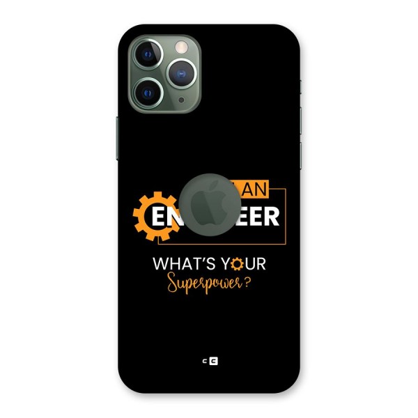 Engineer Superpower Back Case for iPhone 11 Pro Logo Cut