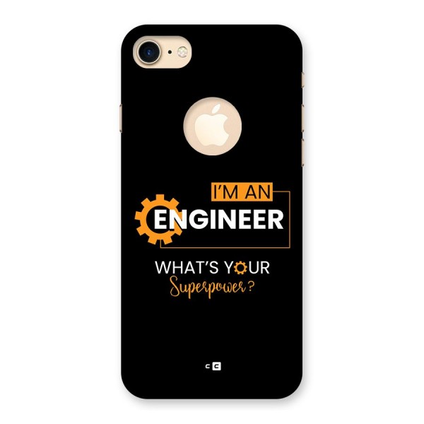 Engineer Superpower Back Case for iPhone 8 Logo Cut