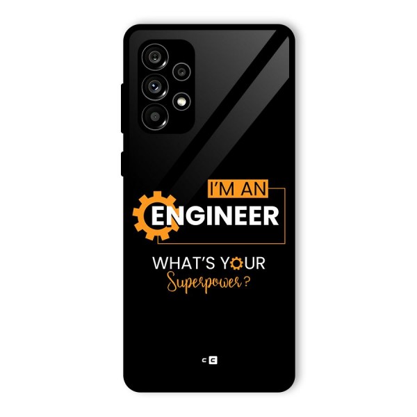 Engineer Superpower Glass Back Case for Galaxy A73 5G