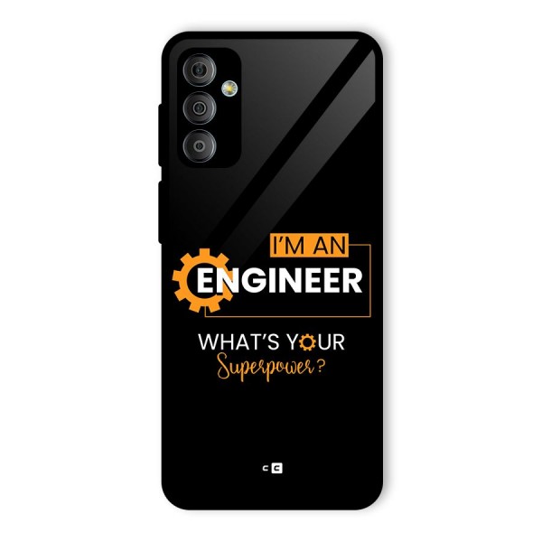 Engineer Superpower Glass Back Case for Galaxy F23