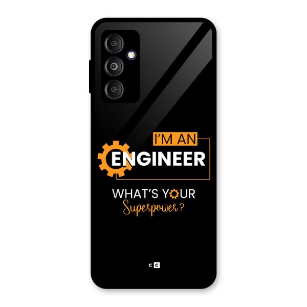 Engineer Superpower Glass Back Case for Galaxy M14 5G