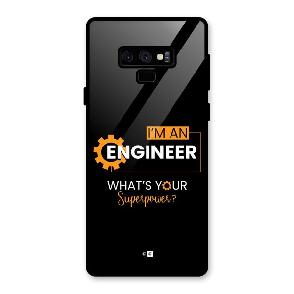 Engineer Superpower Glass Back Case for Galaxy Note 9