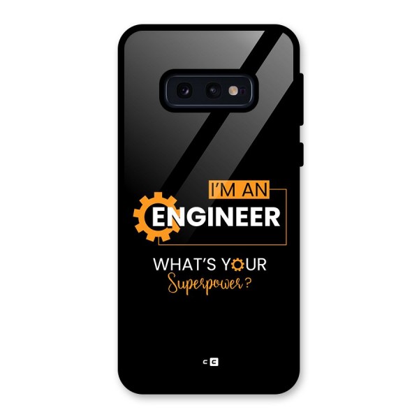 Engineer Superpower Glass Back Case for Galaxy S10e