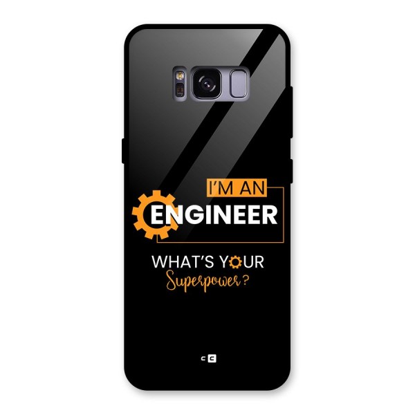 Engineer Superpower Glass Back Case for Galaxy S8