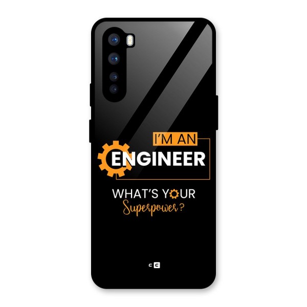 Engineer Superpower Glass Back Case for OnePlus Nord