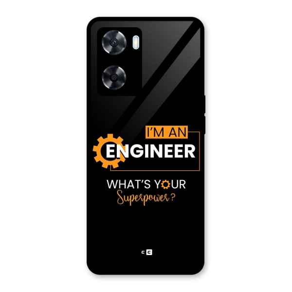 Engineer Superpower Glass Back Case for Oppo A77s