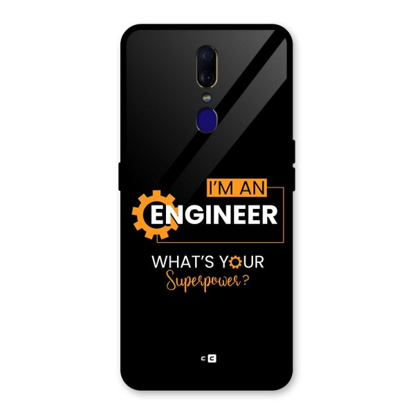 Engineer Superpower Glass Back Case for Oppo F11