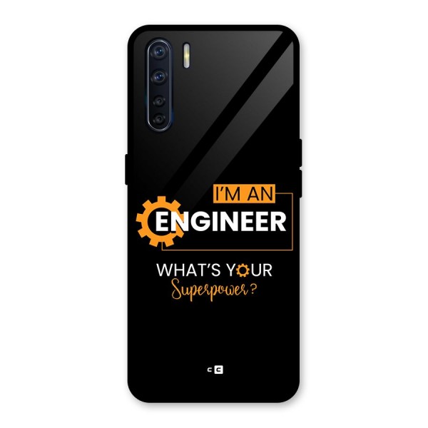 Engineer Superpower Glass Back Case for Oppo F15