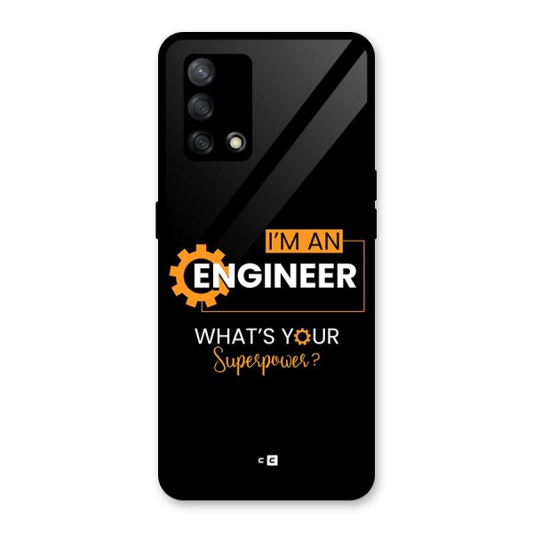 Engineer Superpower Glass Back Case for Oppo F19