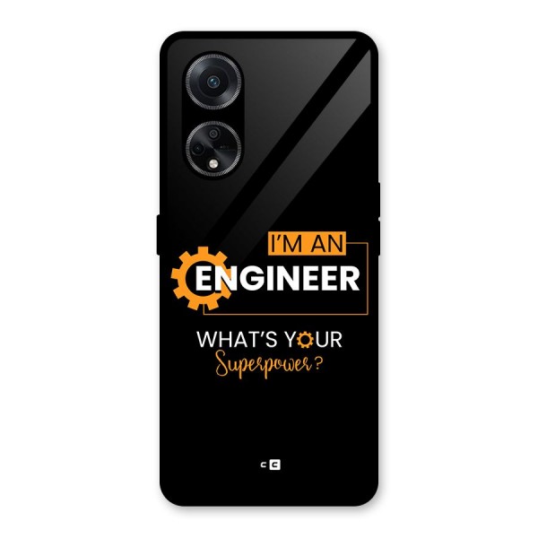 Engineer Superpower Glass Back Case for Oppo F23