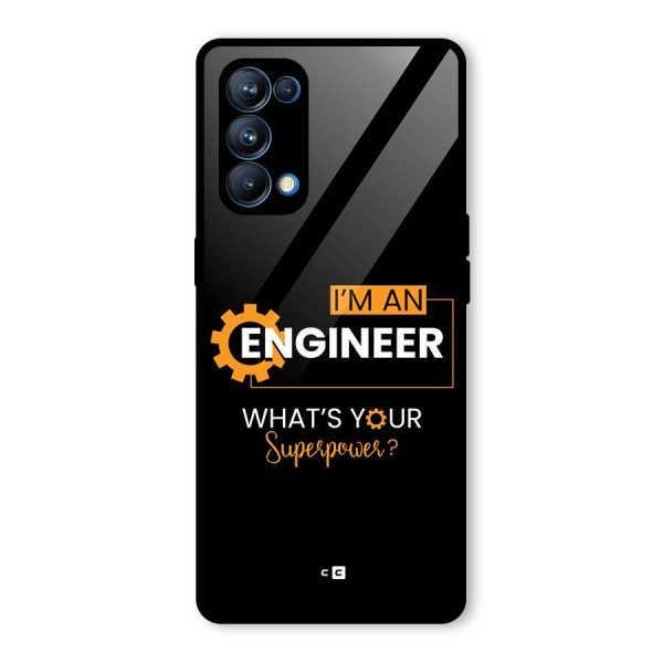 Engineer Superpower Glass Back Case for Oppo Reno5 Pro 5G