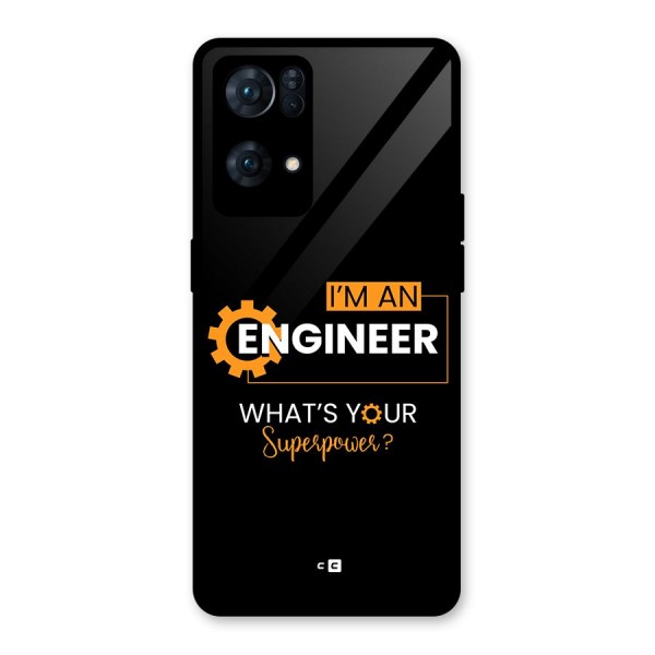 Engineer Superpower Glass Back Case for Oppo Reno7 Pro 5G