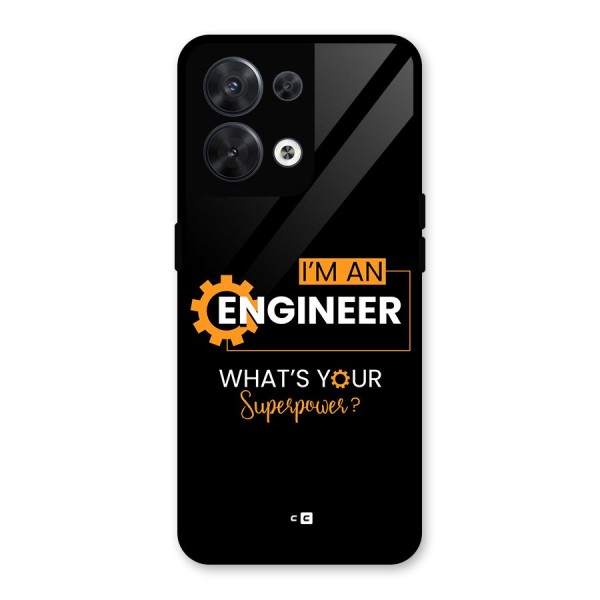 Engineer Superpower Glass Back Case for Oppo Reno8 5G