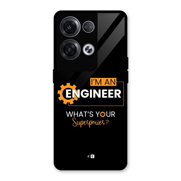 Engineer Superpower Glass Back Case for Oppo Reno8 Pro 5G