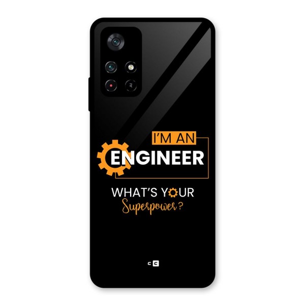 Engineer Superpower Glass Back Case for Poco M4 Pro 5G