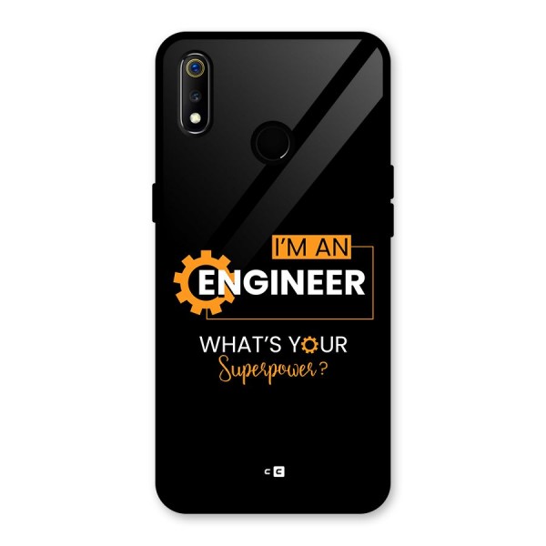 Engineer Superpower Glass Back Case for Realme 3