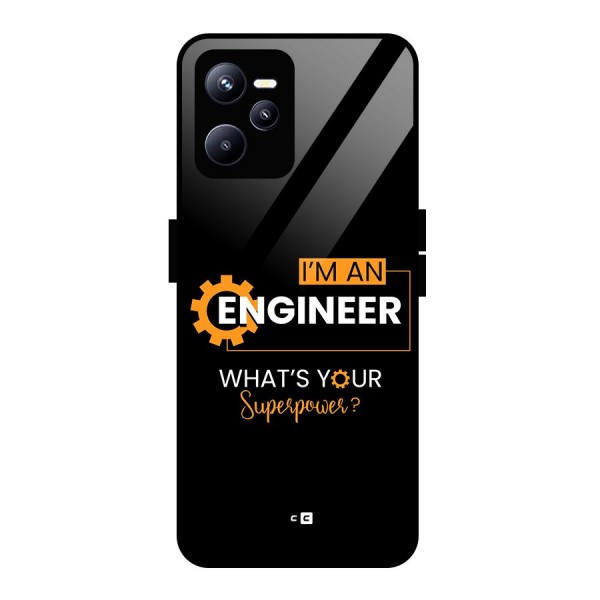 Engineer Superpower Glass Back Case for Realme C35