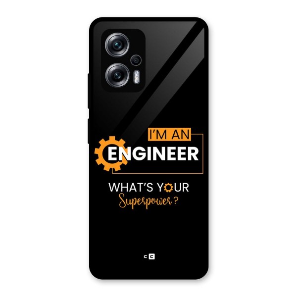 Engineer Superpower Glass Back Case for Redmi K50i