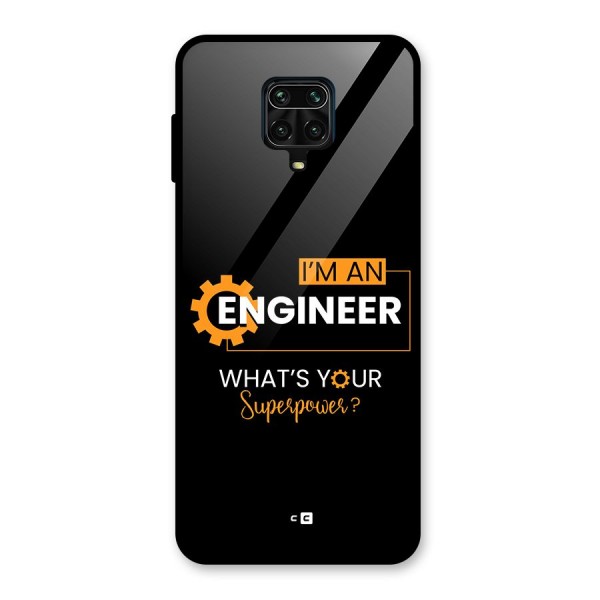 Engineer Superpower Glass Back Case for Redmi Note 10 Lite