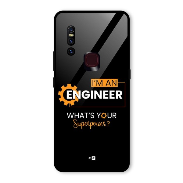 Engineer Superpower Glass Back Case for Vivo V15