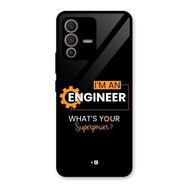 Engineer Superpower Glass Back Case for Vivo V23 5G